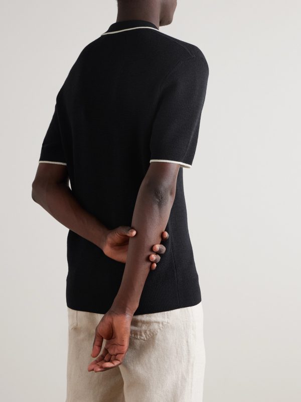 Horton Merino Wool Polo Shirt - BK