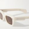 Ashcroft Rectangular-Frame Acetate Sunglasses - CU Ashcroft Rectangular-Frame Acetate Sunglasses - CU