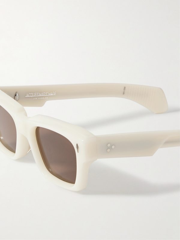 Ashcroft Rectangular-Frame Acetate Sunglasses - CU Ashcroft Rectangular-Frame Acetate Sunglasses - CU