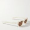 Ashcroft Rectangular-Frame Acetate Sunglasses - FR Ashcroft Rectangular-Frame Acetate Sunglasses - FR