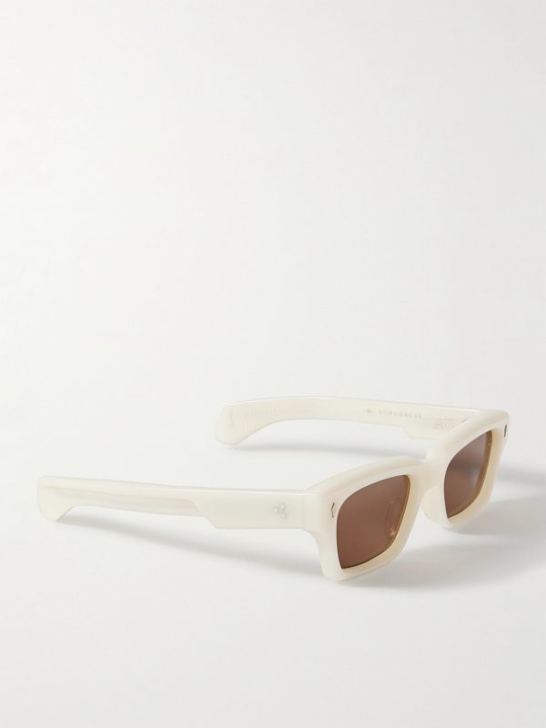 Ashcroft Rectangular-Frame Acetate Sunglasses - FR Ashcroft Rectangular-Frame Acetate Sunglasses - FR