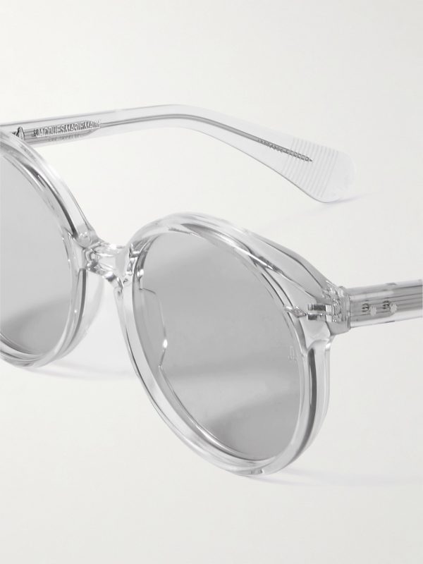 Round-Frame Acetate Sunglasses - CU Round-Frame Acetate Sunglasses - CU