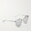 Round-Frame Acetate Sunglasses - FR Round-Frame Acetate Sunglasses - FR