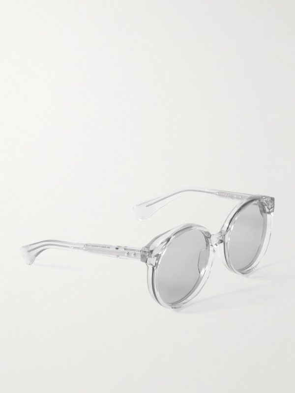 Round-Frame Acetate Sunglasses - FR Round-Frame Acetate Sunglasses - FR