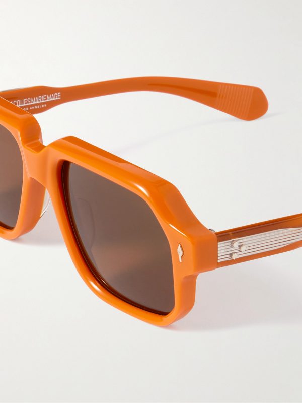Challenger Square-Frame Acetate Sunglasses - CU Challenger Square-Frame Acetate Sunglasses - CU