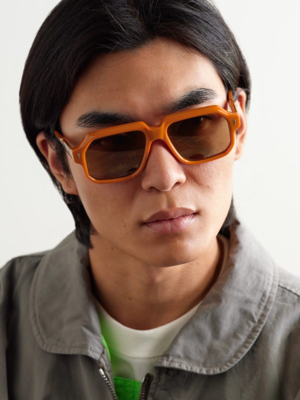 Challenger Square-Frame Acetate Sunglasses - OU Challenger Square-Frame Acetate Sunglasses - OU
