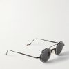 Ringo Round-Frame Metal and Acetate Sunglasses - FR Ringo Round-Frame Metal and Acetate Sunglasses - FR