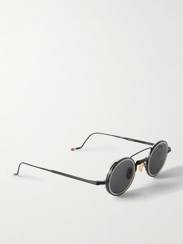 Ringo Round-Frame Metal and Acetate Sunglasses - FR Ringo Round-Frame Metal and Acetate Sunglasses - FR