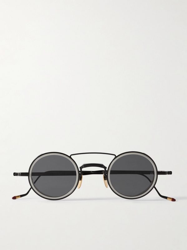 Ringo Round-Frame Metal and Acetate Sunglasses Ringo Round-Frame Metal and Acetate Sunglasses