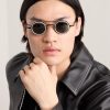 Ringo Round-Frame Metal and Acetate Sunglasses - OU Ringo Round-Frame Metal and Acetate Sunglasses - OU