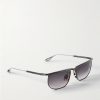 Melville Rectangular-Frame Beta Titanium Sunglasses - FR Melville Rectangular-Frame Beta Titanium Sunglasses - FR