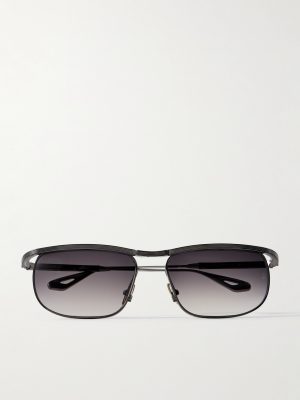 Melville Rectangular-Frame Beta Titanium Sunglasses Melville Rectangular-Frame Beta Titanium Sunglasses