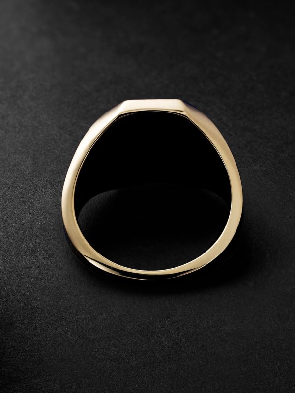 18-Karat Gold Signet Ring - BK