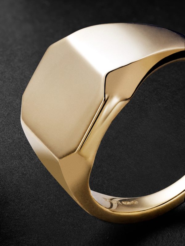 18-Karat Gold Signet Ring - CU