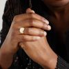 18-Karat Gold Signet Ring - FR