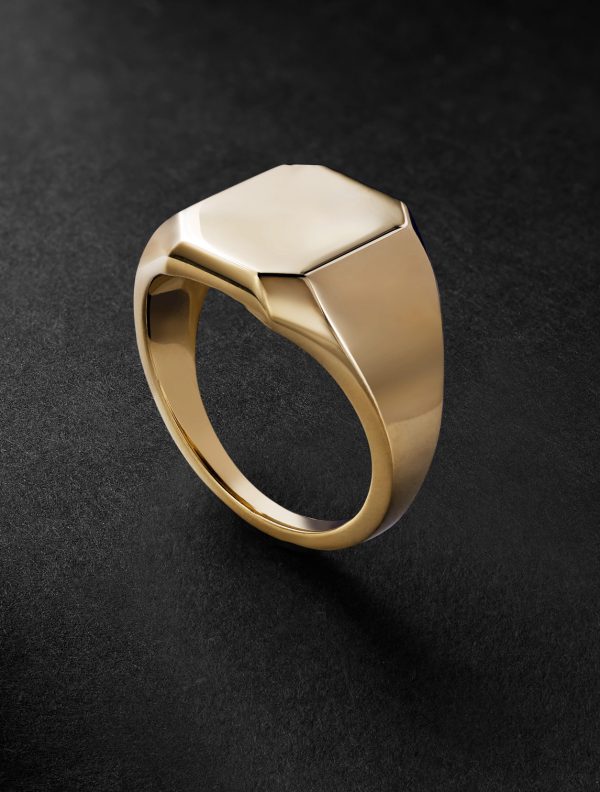 18-Karat Gold Signet Ring