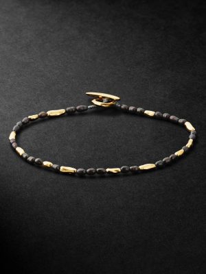 Hokkaido 18-Karat Gold and Black Pearl Bracelet Hokkaido 18-Karat Gold and Black Pearl Bracelet