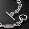 Plaun Sterling Silver Chain Bracelet - BK Plaun Sterling Silver Chain Bracelet - BK