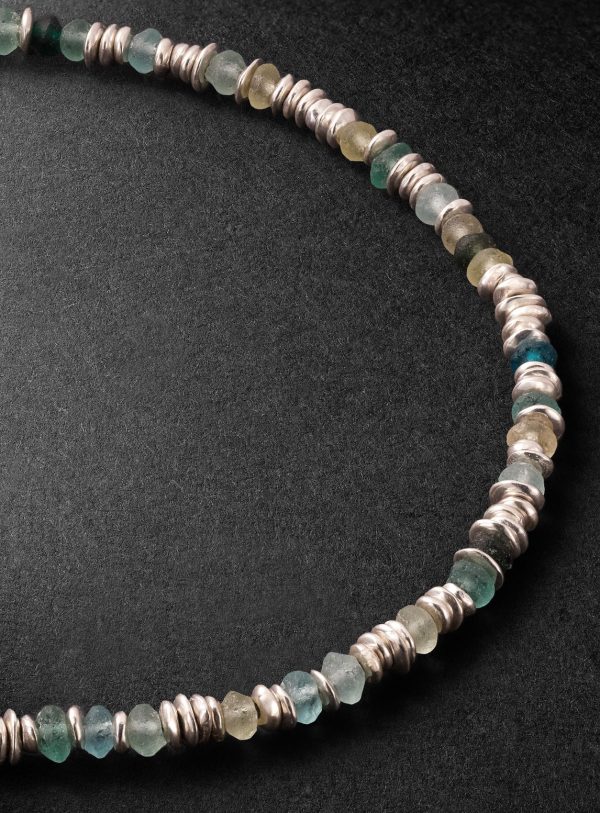 Pilla Sterling Silver Glass Beaded Bracelet - CU Pilla Sterling Silver Glass Beaded Bracelet - CU