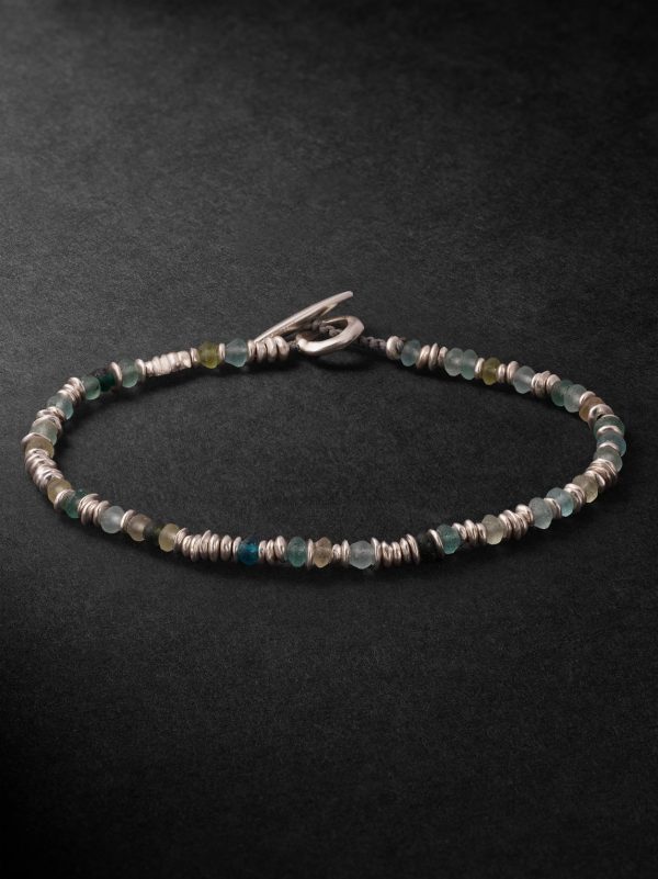 Pilla Sterling Silver Glass Beaded Bracelet Pilla Sterling Silver Glass Beaded Bracelet