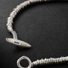 Pilla Sterling Silver and Cord Bracelet - BK