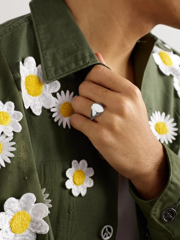 Sterling Silver Signet Ring - FR