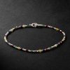 Percep Sterling Silver Agate Beaded Bracelet Percep Sterling Silver Agate Beaded Bracelet