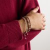Sapet Sterling Silver Chrysoprase Beaded Bracelet - E1 Sapet Sterling Silver Chrysoprase Beaded Bracelet - E1