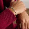 Sapet Sterling Silver Chrysoprase Beaded Bracelet - FR Sapet Sterling Silver Chrysoprase Beaded Bracelet - FR