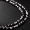 Percep Two Sterling Silver, Sapphire and Lapis Lazuli Beaded Wrap Bracelet - CU