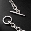 Plaun Link Sterling Silver Chain Bracelet - BK Plaun Link Sterling Silver Chain Bracelet - BK