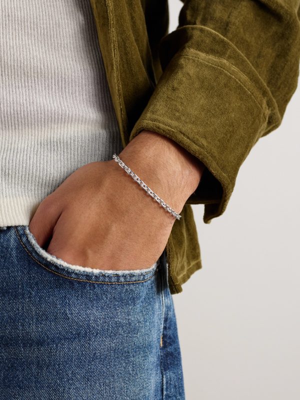 Plaun Link Sterling Silver Chain Bracelet - FR Plaun Link Sterling Silver Chain Bracelet - FR