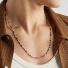Percep Convertible Sterling Silver Multi-Stone Beaded Necklace - FR Percep Convertible Sterling Silver Multi-Stone Beaded Necklace - FR