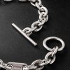 Cuadro Sterling Silver Chain Bracelet - BK Cuadro Sterling Silver Chain Bracelet - BK
