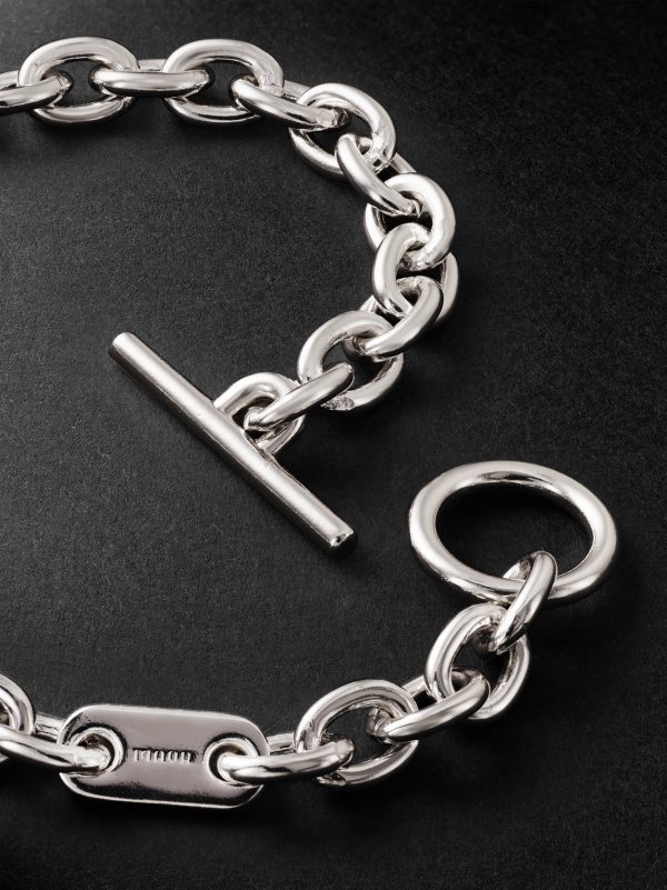 Cuadro Sterling Silver Chain Bracelet - BK Cuadro Sterling Silver Chain Bracelet - BK