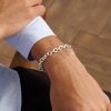 Cuadro Sterling Silver Chain Bracelet - FR Cuadro Sterling Silver Chain Bracelet - FR