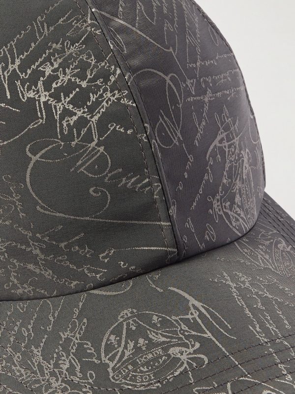 Scritto-Jacquard Twill Baseball Cap - CU Scritto-Jacquard Twill Baseball Cap - CU