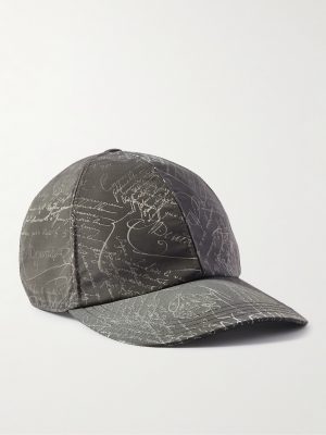 Scritto-Jacquard Twill Baseball Cap Scritto-Jacquard Twill Baseball Cap
