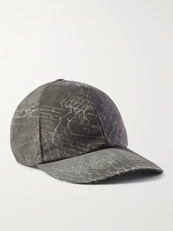 Scritto-Jacquard Twill Baseball Cap Scritto-Jacquard Twill Baseball Cap