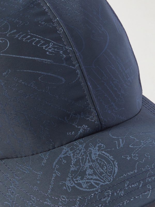 Scritto-Jacquard Twill Baseball Cap - CU Scritto-Jacquard Twill Baseball Cap - CU