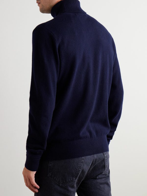 Clyde Cashmere Rollneck Sweater - BK Clyde Cashmere Rollneck Sweater - BK