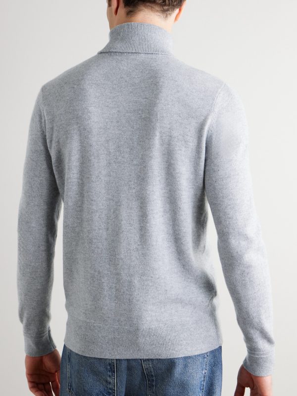 Clyde Cashmere Rollneck Sweater - BK Clyde Cashmere Rollneck Sweater - BK