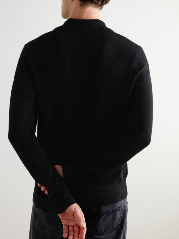 Cliff Cashmere Polo Shirt - BK Cliff Cashmere Polo Shirt - BK