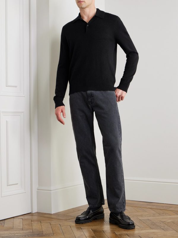 Cliff Cashmere Polo Shirt - OU Cliff Cashmere Polo Shirt - OU