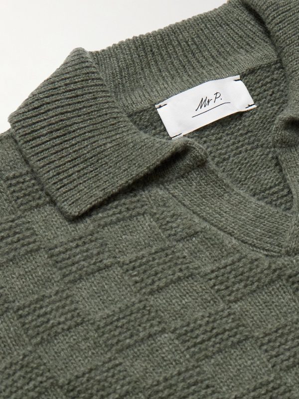 Wool Polo Sweater - CU Wool Polo Sweater - CU