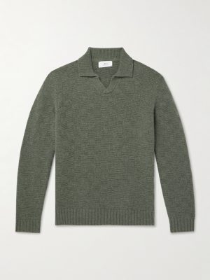 Wool Polo Sweater
