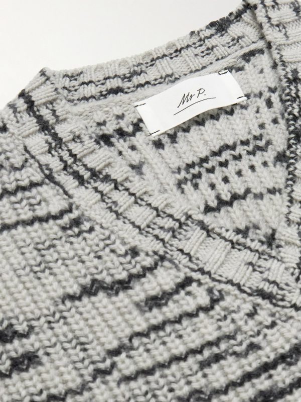 Space-Dyed Wool Sweater Vest - CU Space-Dyed Wool Sweater Vest - CU