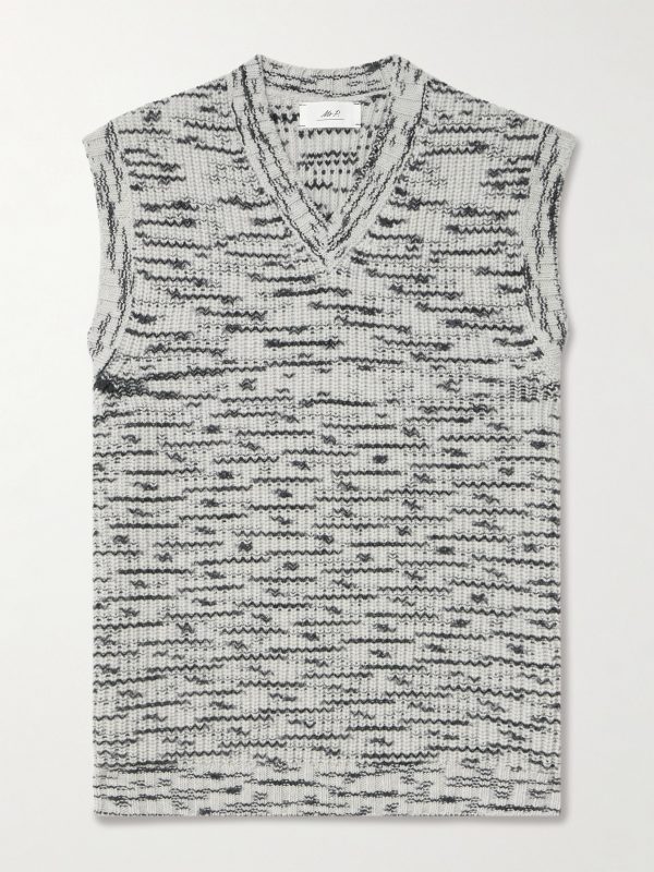 Space-Dyed Wool Sweater Vest Space-Dyed Wool Sweater Vest