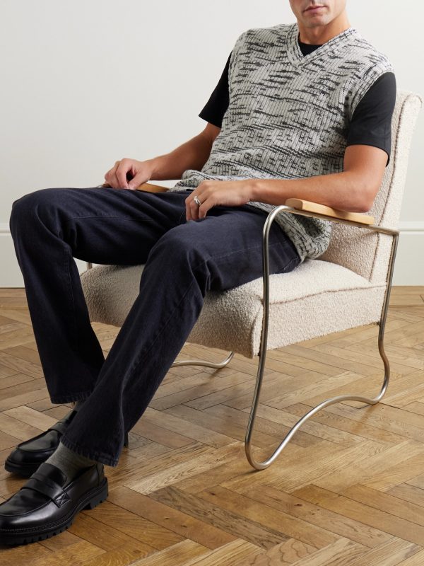 Space-Dyed Wool Sweater Vest - OU Space-Dyed Wool Sweater Vest - OU