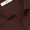 Textured Cotton and Silk-Blend Polo Shirt - CU Textured Cotton and Silk-Blend Polo Shirt - CU